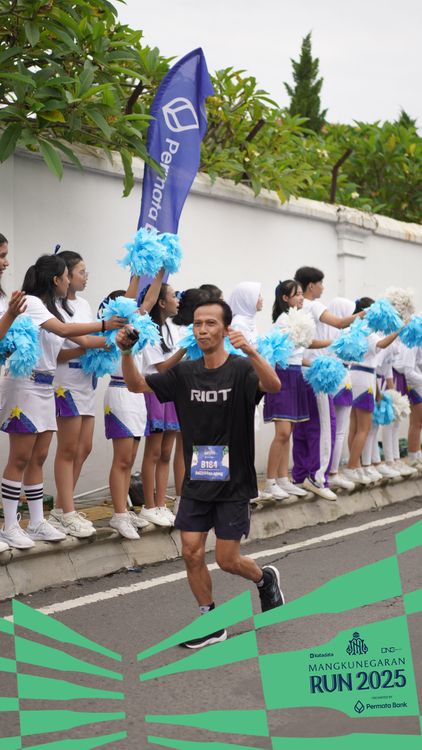 Race photo from Mangkunegaran Run 2025