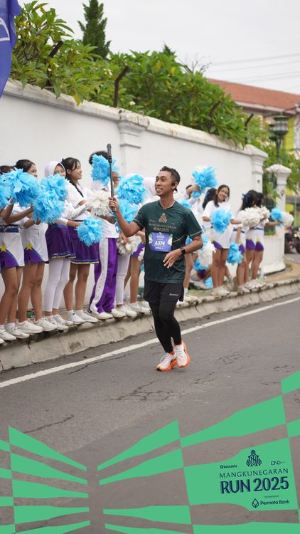 Race photo from Mangkunegaran Run 2025