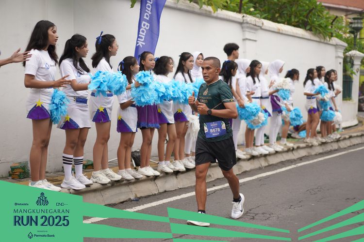 Race photo from Mangkunegaran Run 2025