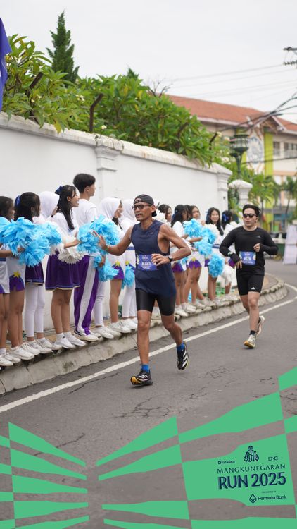 Race photo from Mangkunegaran Run 2025