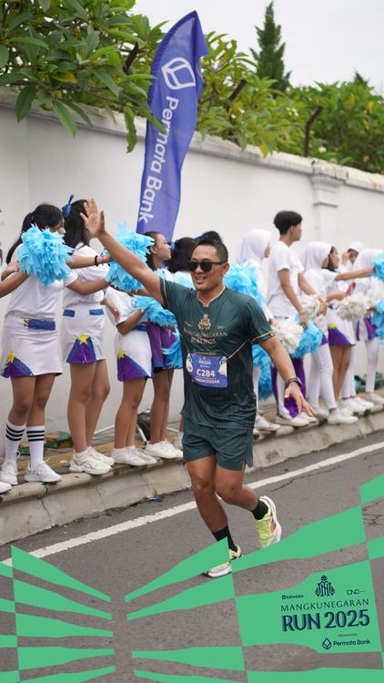Race photo from Mangkunegaran Run 2025