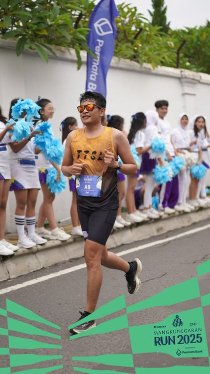 Race photo from Mangkunegaran Run 2025