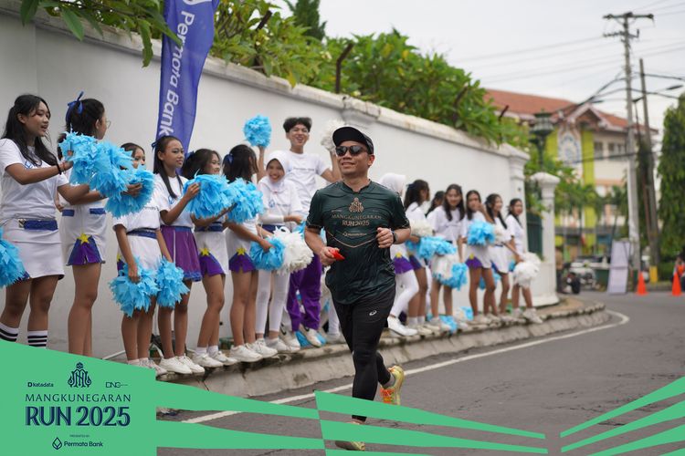 Race photo from Mangkunegaran Run 2025