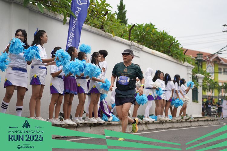 Race photo from Mangkunegaran Run 2025