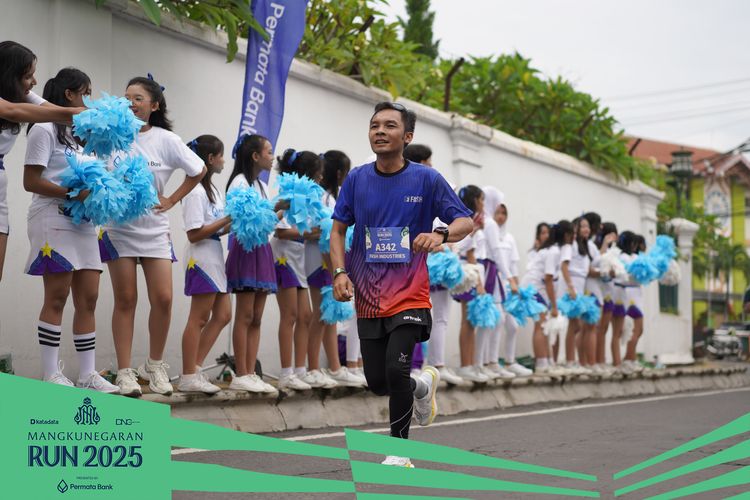 Race photo from Mangkunegaran Run 2025
