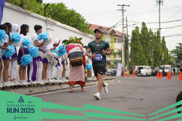 Race photo from Mangkunegaran Run 2025