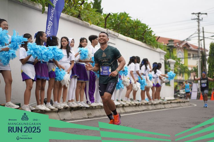 Race photo from Mangkunegaran Run 2025