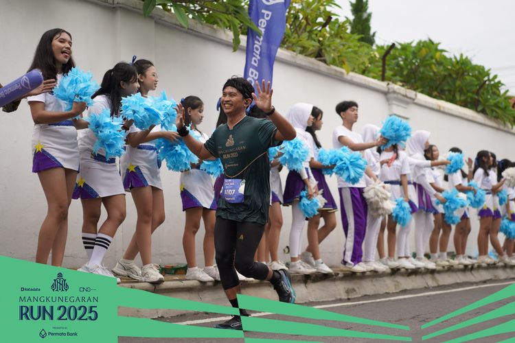 Race photo from Mangkunegaran Run 2025