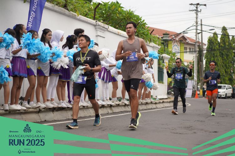 Race photo from Mangkunegaran Run 2025