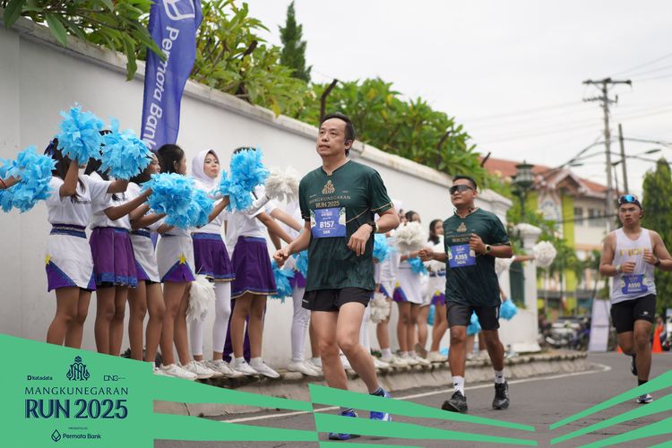Race photo from Mangkunegaran Run 2025
