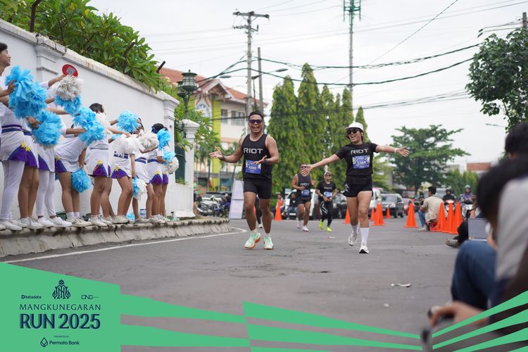 Race photo from Mangkunegaran Run 2025