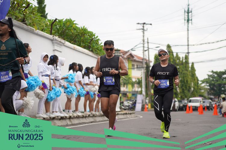 Race photo from Mangkunegaran Run 2025