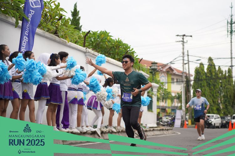 Race photo from Mangkunegaran Run 2025