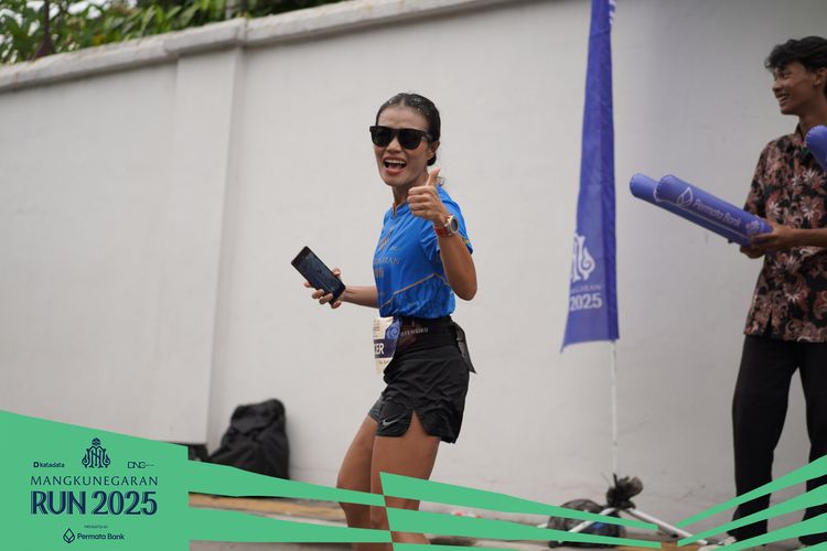 Race photo from Mangkunegaran Run 2025