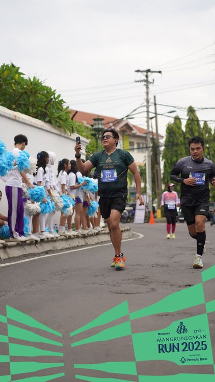 Race photo from Mangkunegaran Run 2025