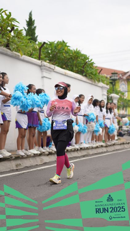 Race photo from Mangkunegaran Run 2025