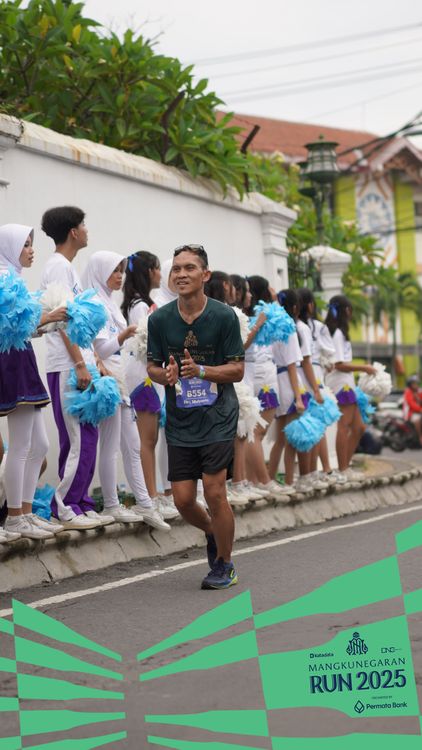 Race photo from Mangkunegaran Run 2025