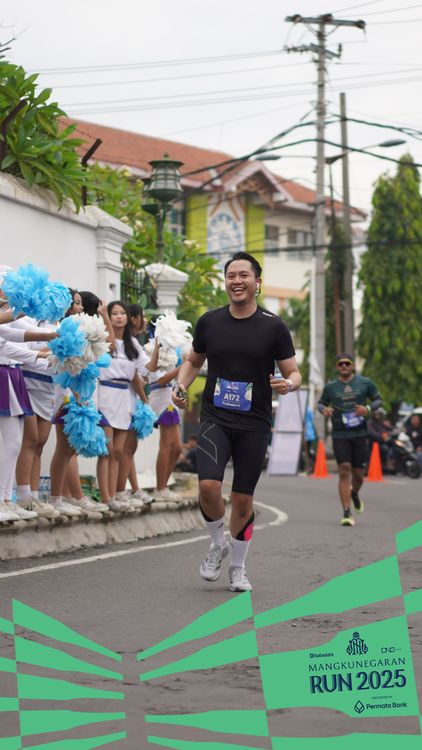 Race photo from Mangkunegaran Run 2025