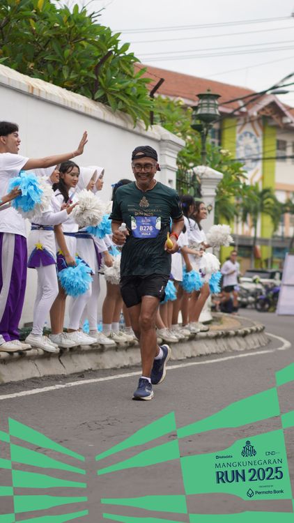 Race photo from Mangkunegaran Run 2025