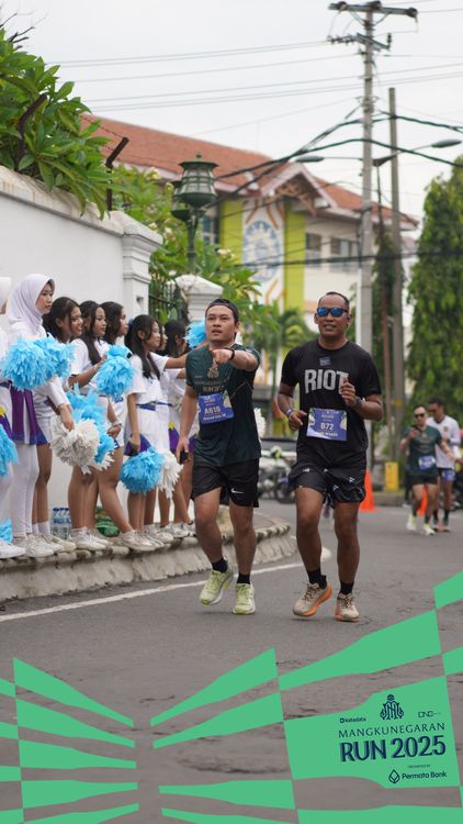 Race photo from Mangkunegaran Run 2025