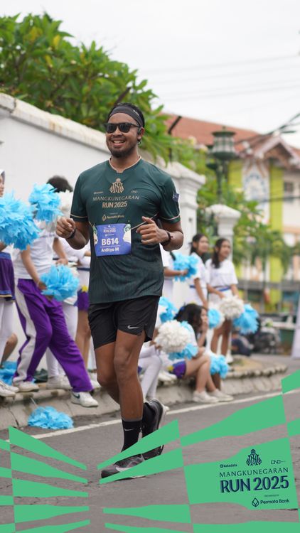 Race photo from Mangkunegaran Run 2025