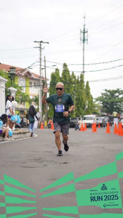 Race photo from Mangkunegaran Run 2025