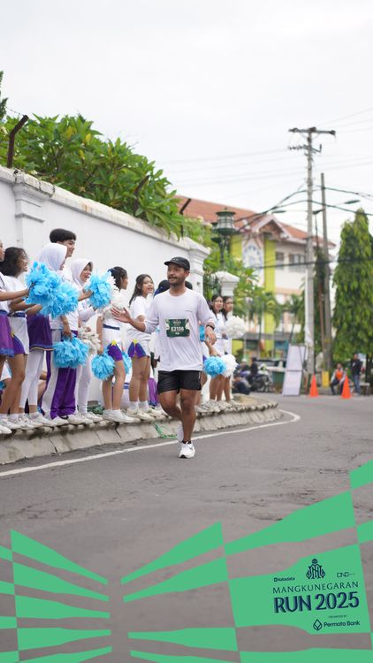 Race photo from Mangkunegaran Run 2025