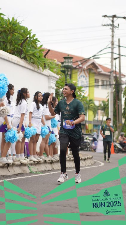 Race photo from Mangkunegaran Run 2025