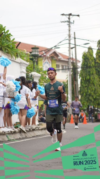 Race photo from Mangkunegaran Run 2025