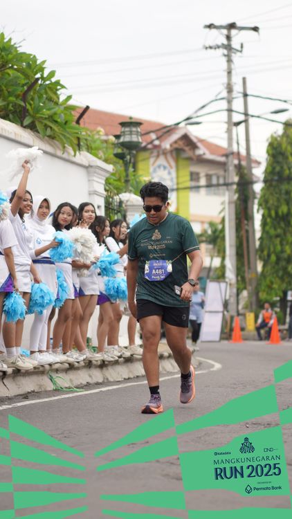 Race photo from Mangkunegaran Run 2025