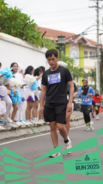 Race photo from Mangkunegaran Run 2025