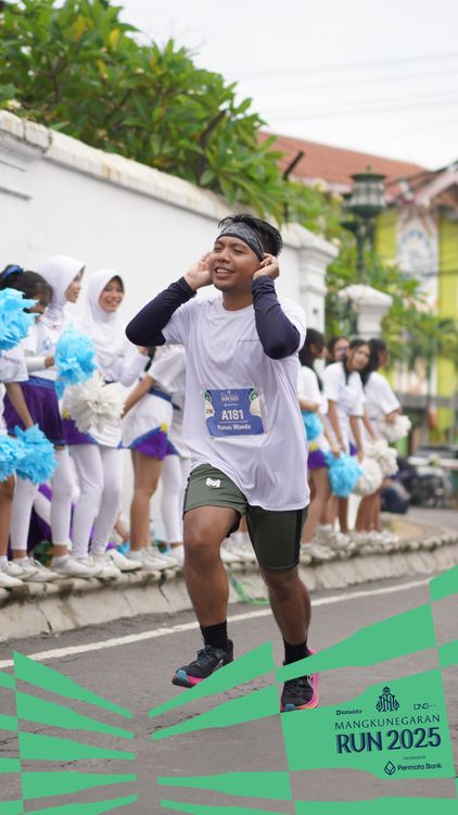 Race photo from Mangkunegaran Run 2025