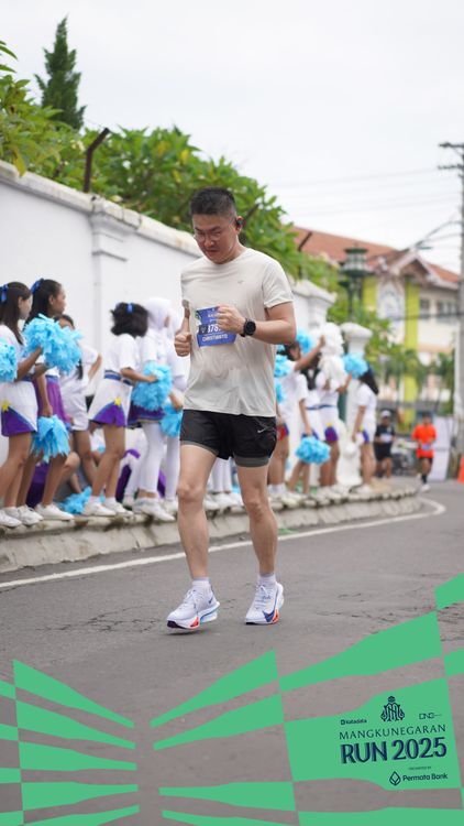 Race photo from Mangkunegaran Run 2025