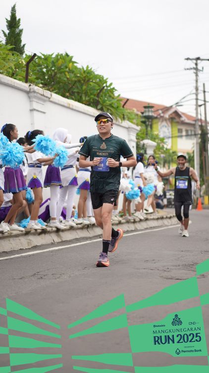 Race photo from Mangkunegaran Run 2025