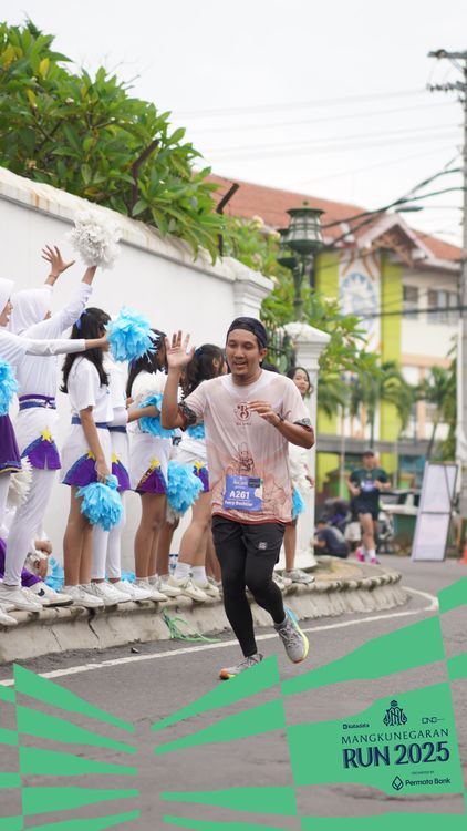 Race photo from Mangkunegaran Run 2025
