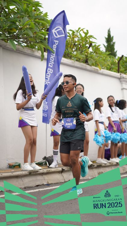 Race photo from Mangkunegaran Run 2025