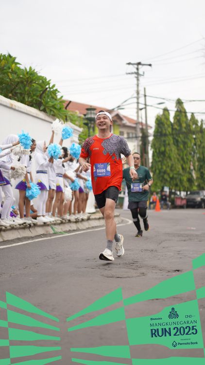 Race photo from Mangkunegaran Run 2025