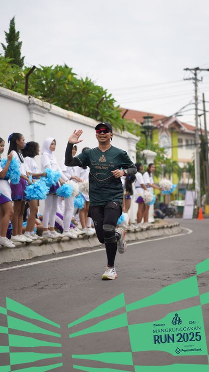 Race photo from Mangkunegaran Run 2025