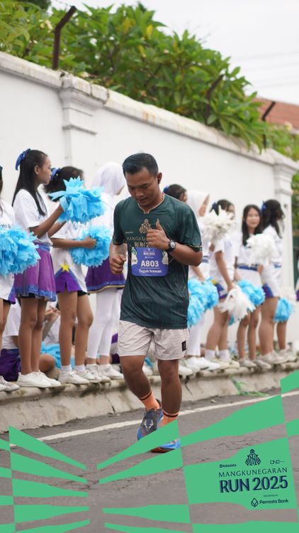 Race photo from Mangkunegaran Run 2025