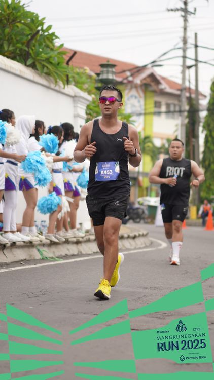 Race photo from Mangkunegaran Run 2025