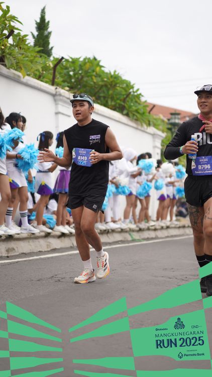 Race photo from Mangkunegaran Run 2025