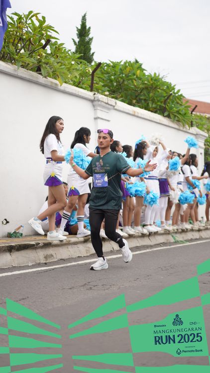 Race photo from Mangkunegaran Run 2025