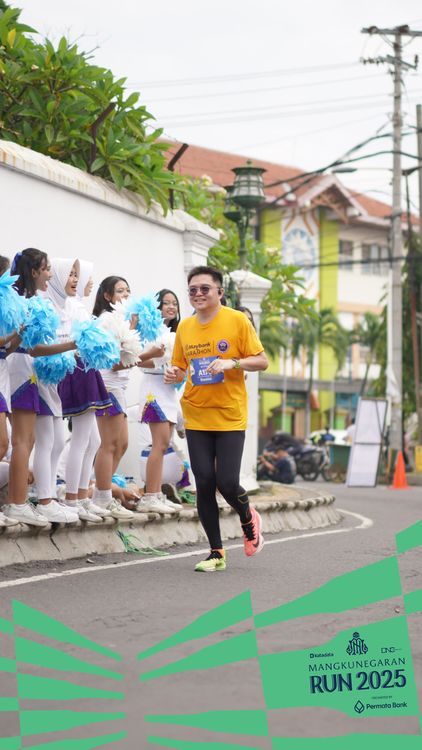 Race photo from Mangkunegaran Run 2025