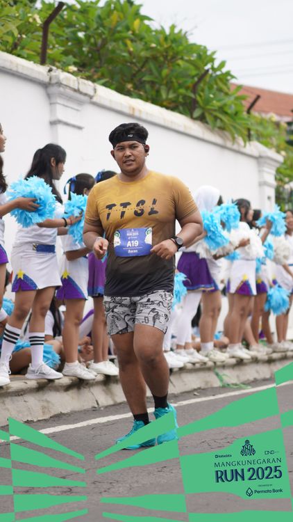 Race photo from Mangkunegaran Run 2025