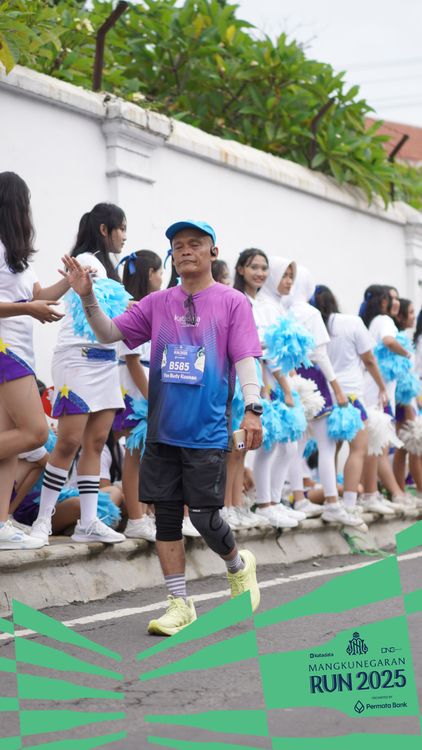 Race photo from Mangkunegaran Run 2025
