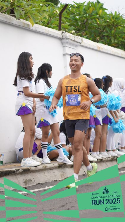 Race photo from Mangkunegaran Run 2025