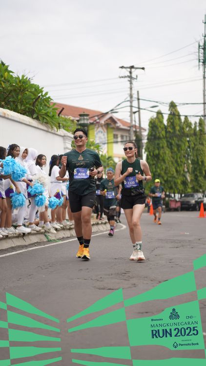 Race photo from Mangkunegaran Run 2025