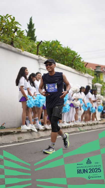 Race photo from Mangkunegaran Run 2025
