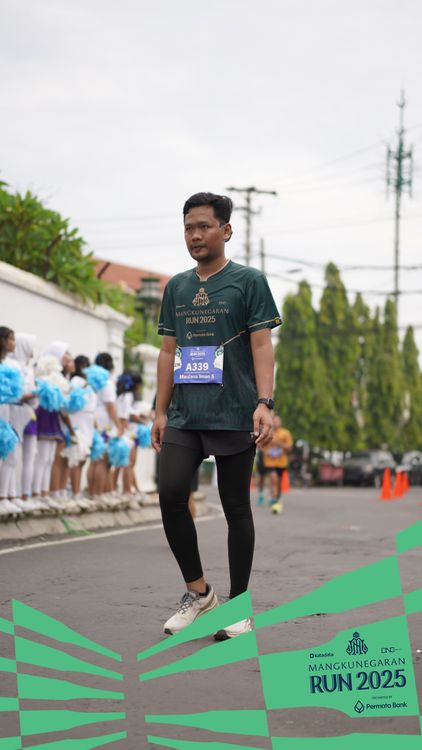 Race photo from Mangkunegaran Run 2025