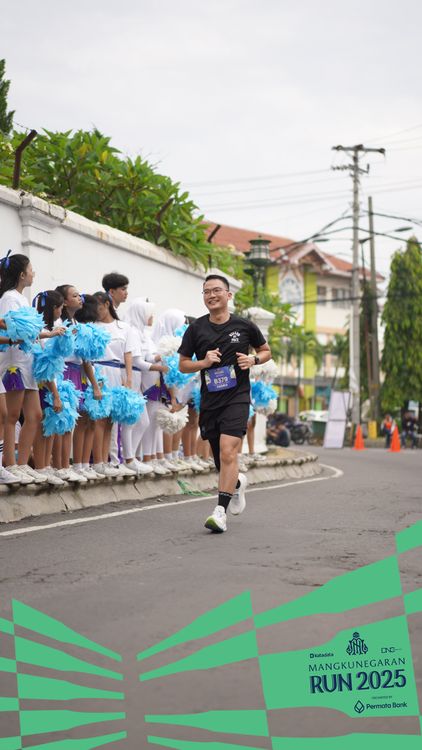 Race photo from Mangkunegaran Run 2025
